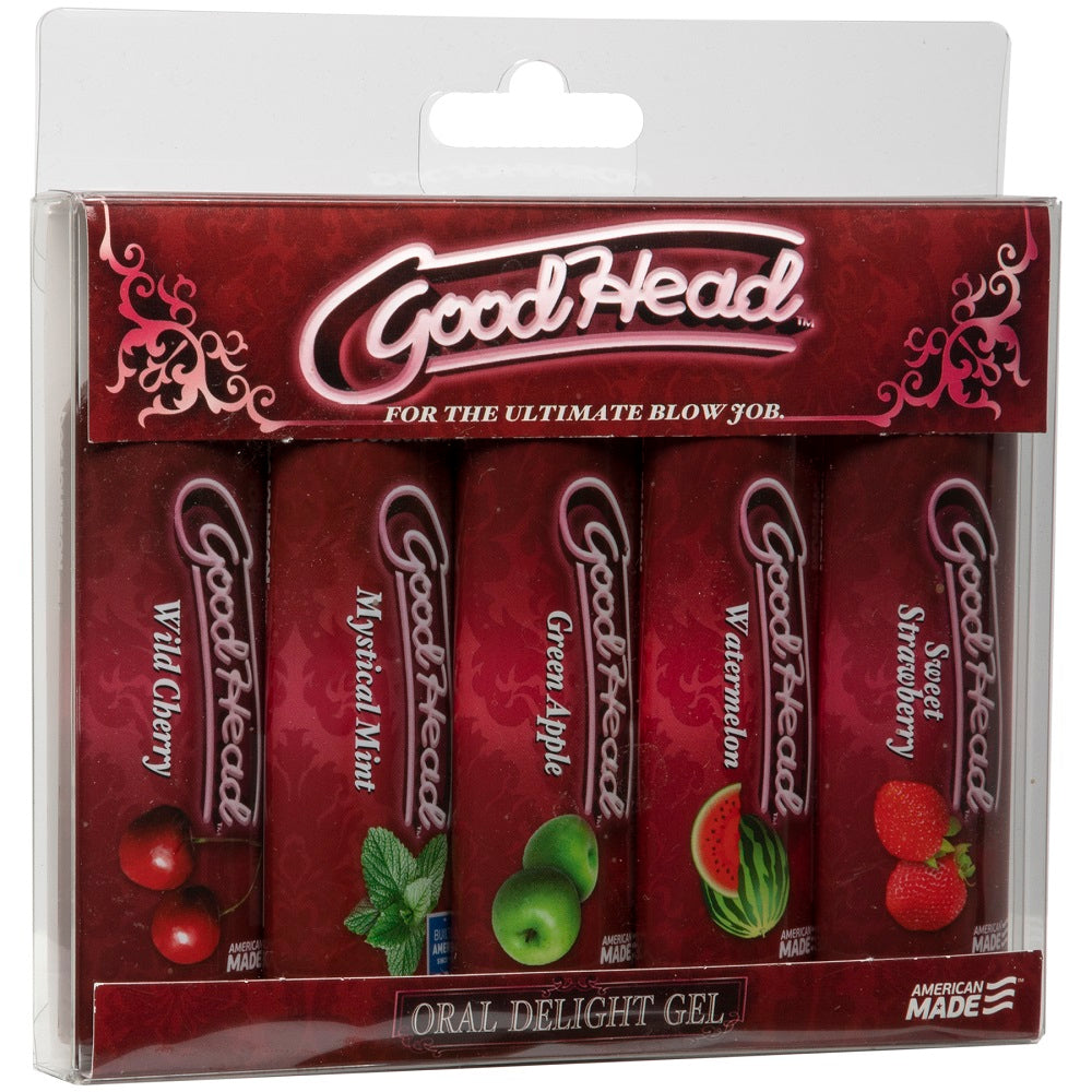 Doc Johnson Good Head Ultimate Blow Job Gel 5 Pack