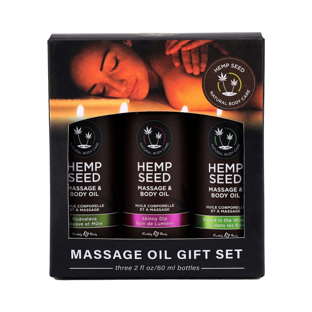 Earthly Body Massage Oil Gift Set Box Main image