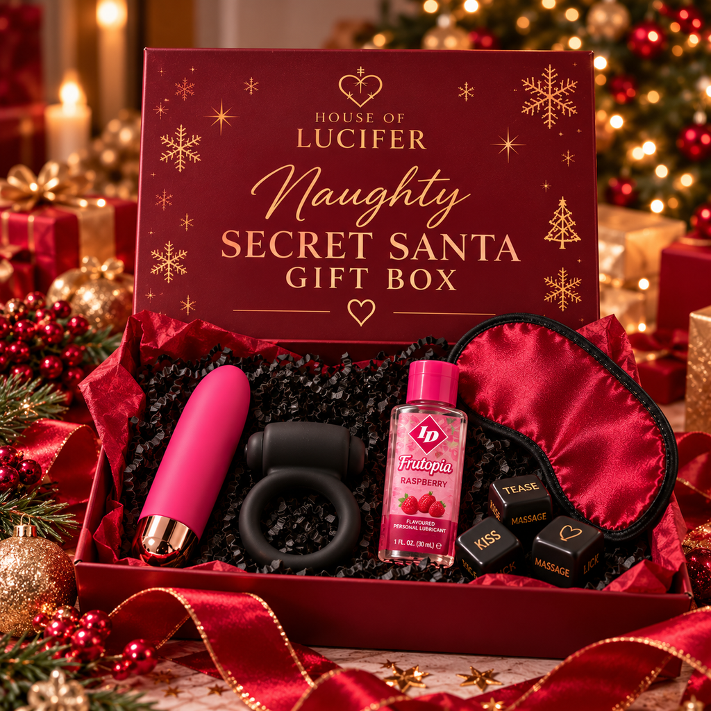 House of Lucifer Naughty Secret Santa Gift Box with adult Christmas surprises