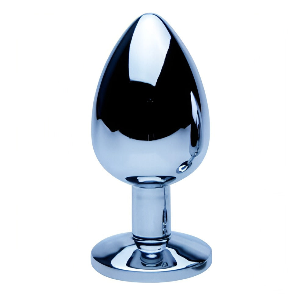 Precious Metals Silver Butt Plug-Large Secondary image