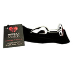 Precious Metals Heart Shaped Butt Plug-Silver