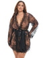 Amore Robe - Black - 1X/2X