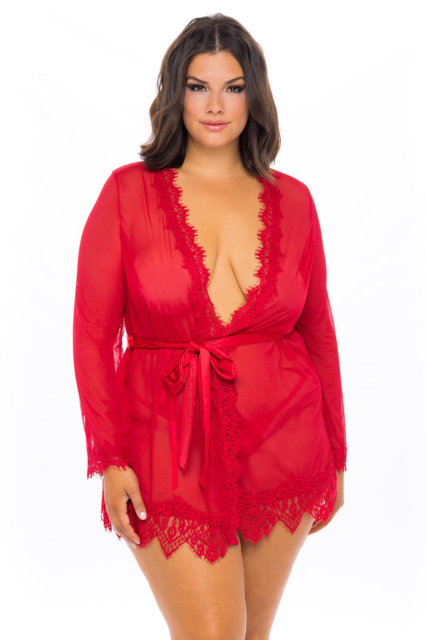 Provence Robe - Red