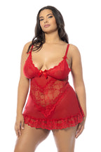 Valentine Babydoll - Red