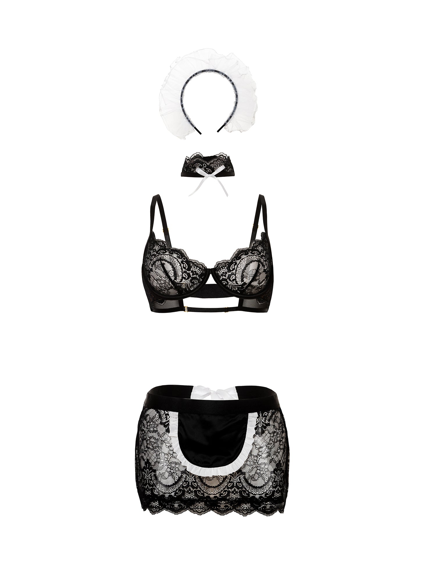 Maid In France Set - Black/White Secondary image