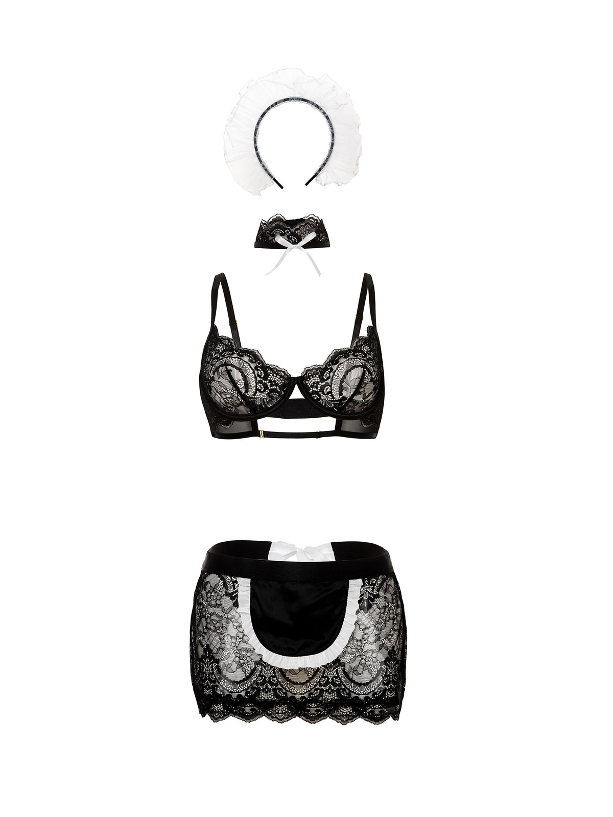 Maid In France Set - Black/White