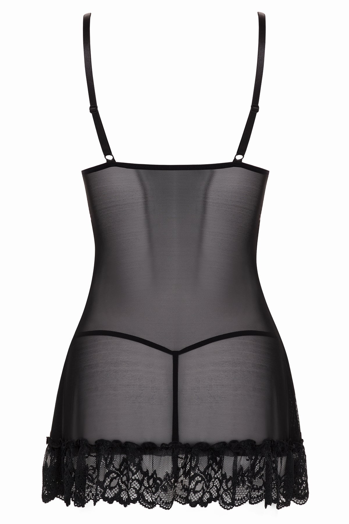 Valentine Babydoll - Black - L