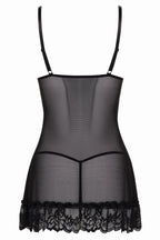 Valentine Babydoll - Black - XL