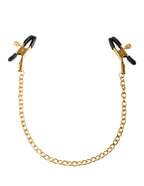 Pipedream Chain Nipple Clamps - Gold/Black