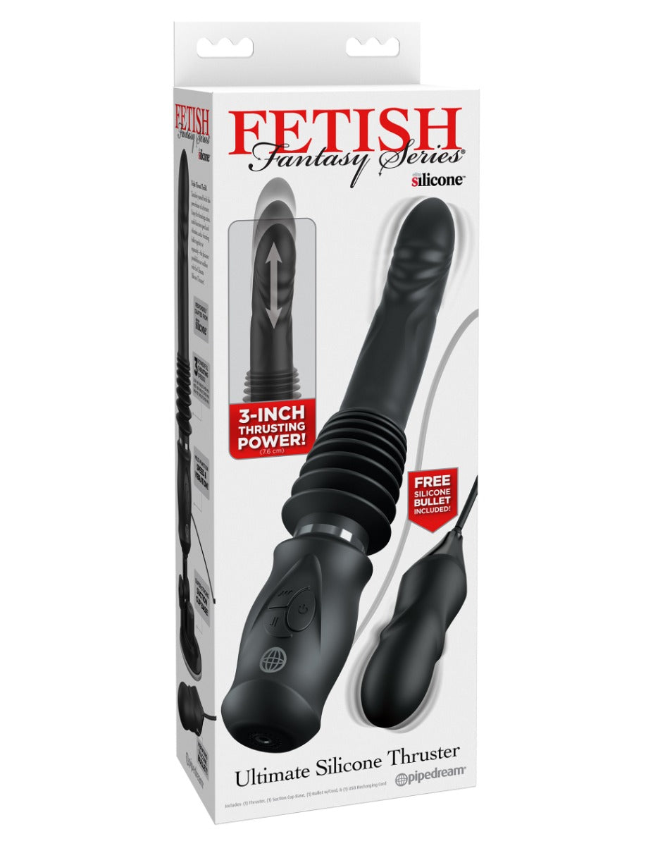 Pipedream Ultimate Silicone Thruster - Black