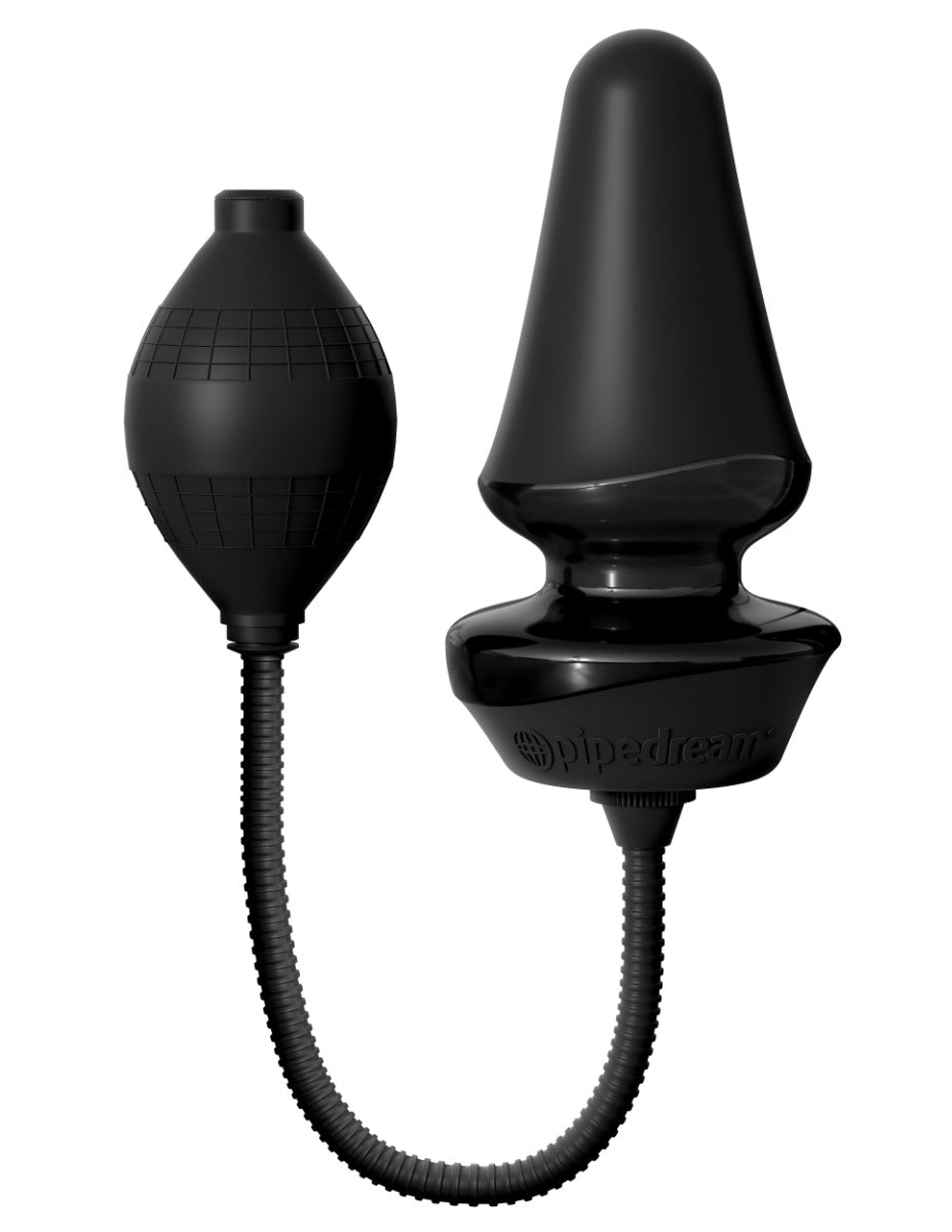 Pipedream Inflatable Silicone Butt Plug - Black