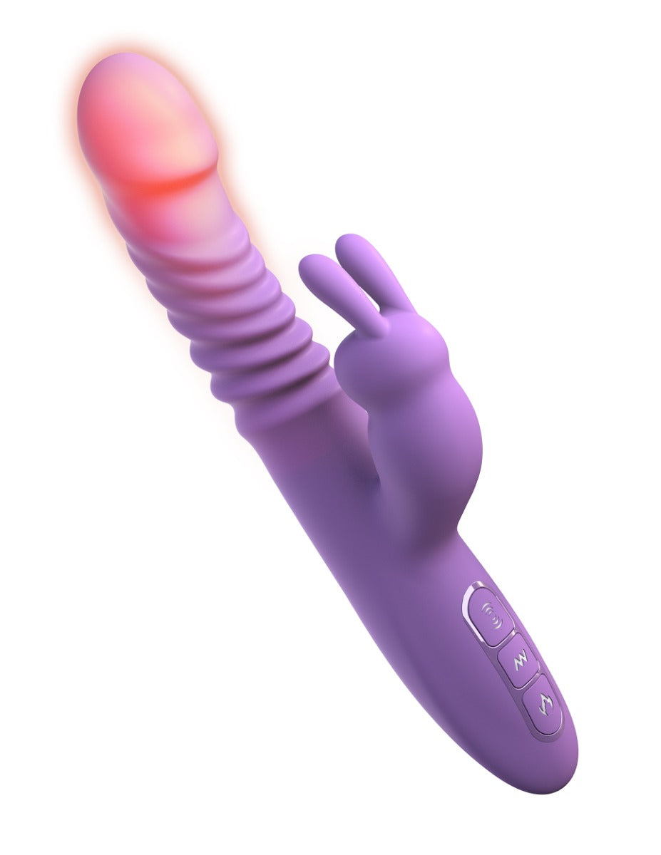 Pipedream Meet Her Thrusting Silicone Rabbit - Purple