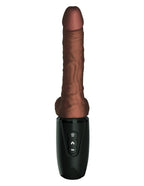 Pipedream 7.5 Inch Thrusting Cock with Balls - Brown