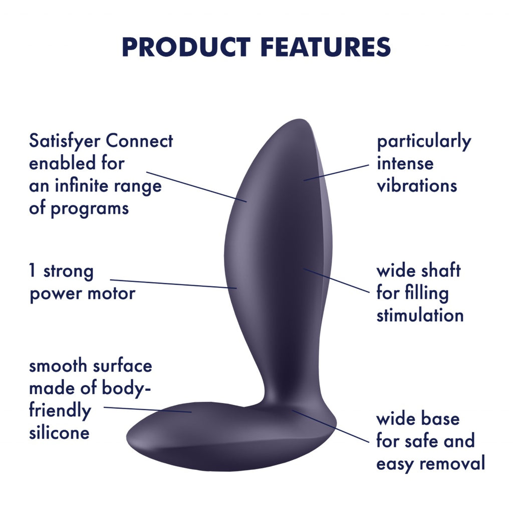 Satisfyer Power Plug App-Controlled Anal Plug