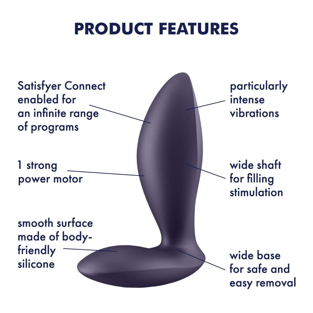 Satisfyer Power Plug App-Controlled Anal Plug