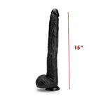 Prowler RED The Destroyer Dildo Black (15")