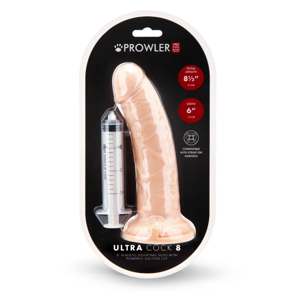 Prowler RED Ultra Cock Realistic Squirting Dildo 8