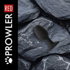 Prowler RED Large Weighted Butt Plug Black