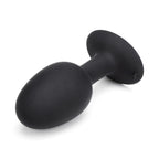 Prowler RED Large Weighted Butt Plug Black