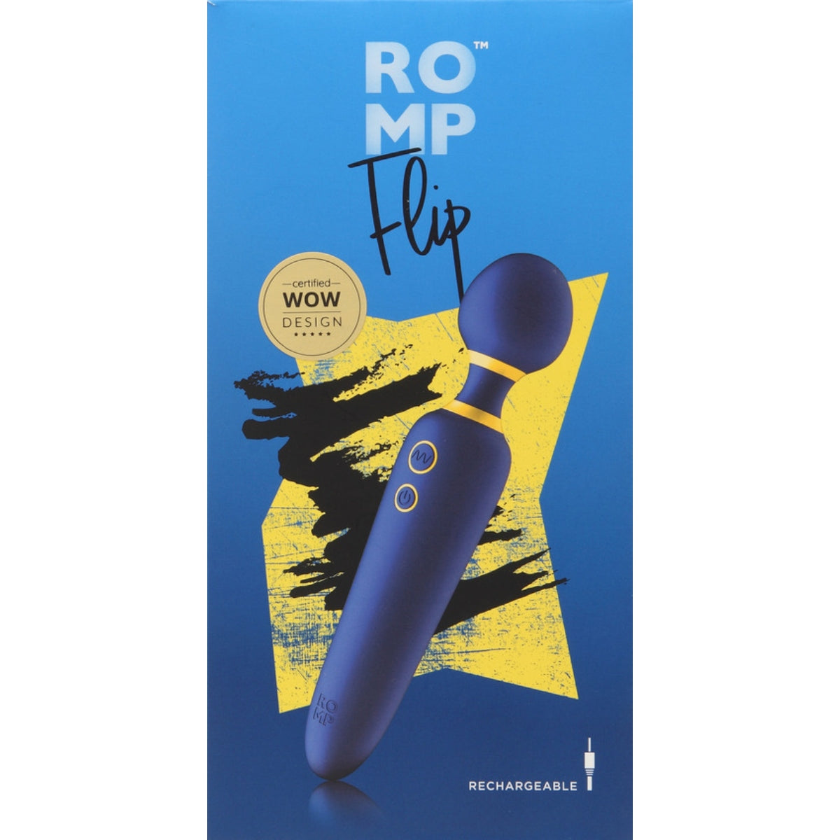 ROMP Flip Wand Massager Blue Secondary image