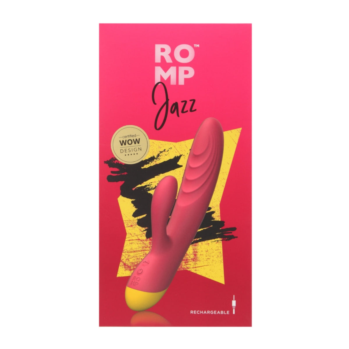 ROMP Jazz Rabbit Vibrator Red Secondary image