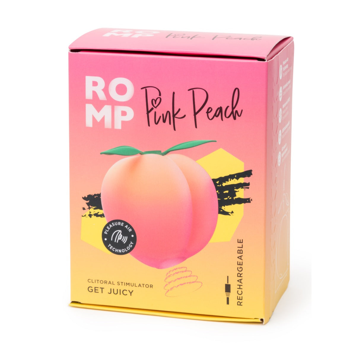 Romp Pink Peach Clitoral Stimulator Secondary image