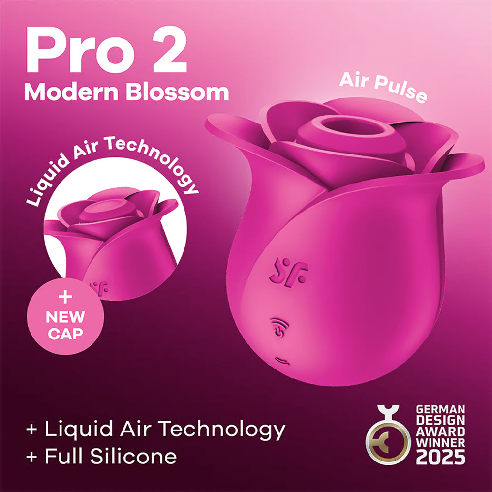 Satisfyer Pro 2 Modern Blossom Rose Vibrator Secondary image