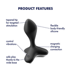 Satisfyer Game Changer App-Controlled Anal Plug - Black