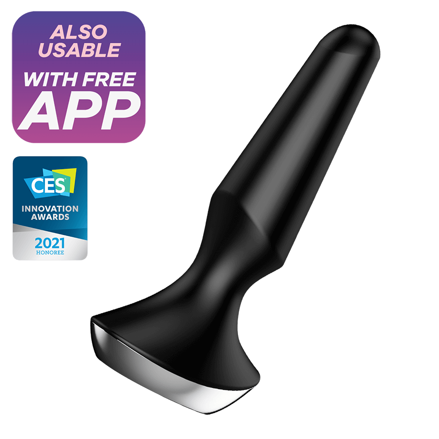 Satisfyer Plug-ilicious 2 Vibrating Butt Plug - Black