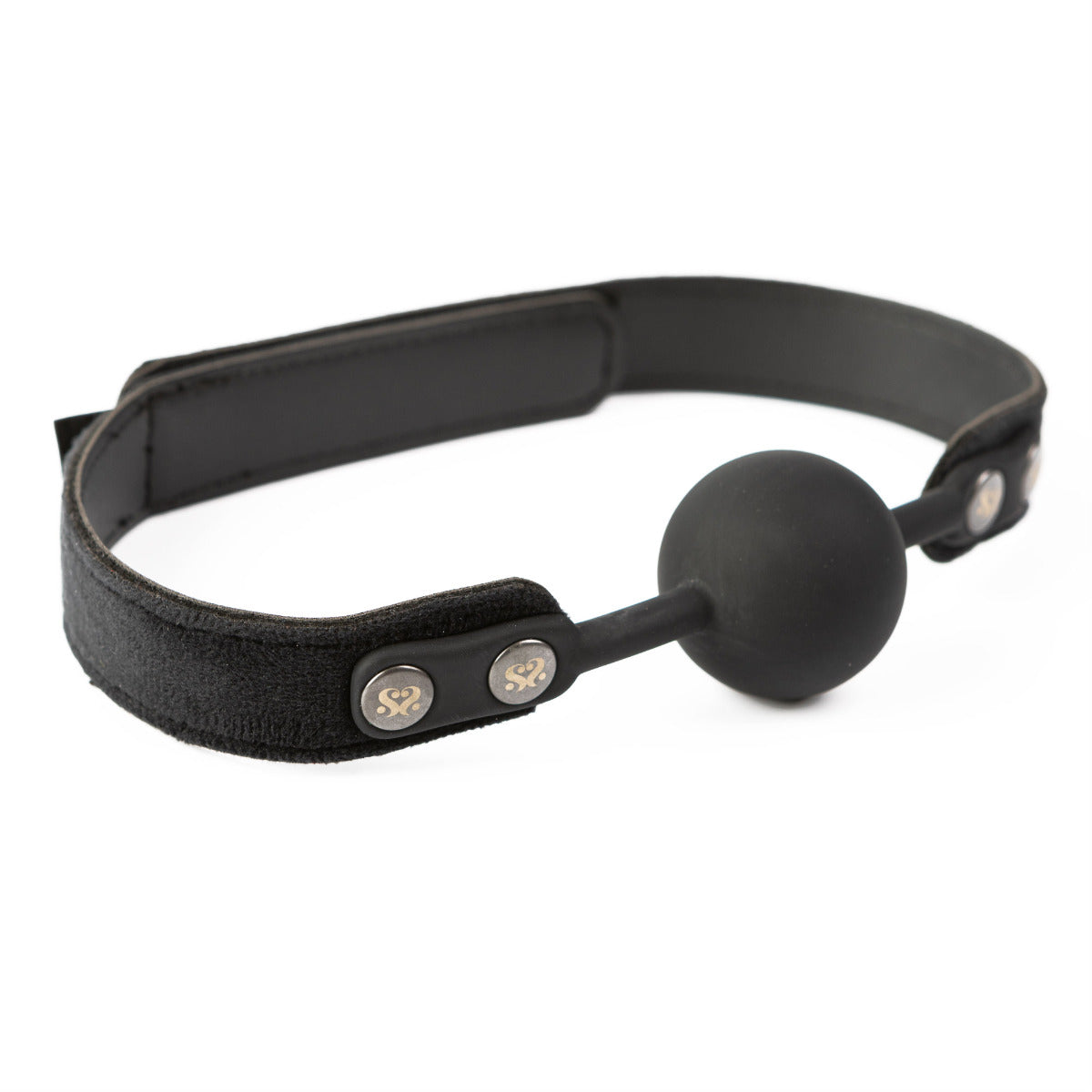 SEI MIO Strictly Come Quietly Soft Strap Silicone Ball Gag