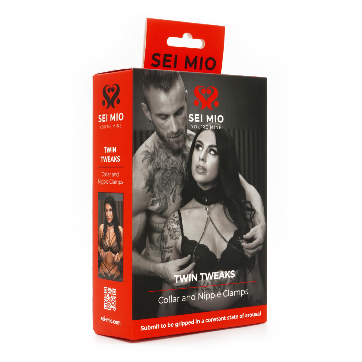 Sei Mio Twin Tweaks Collar and Nipple Clamps