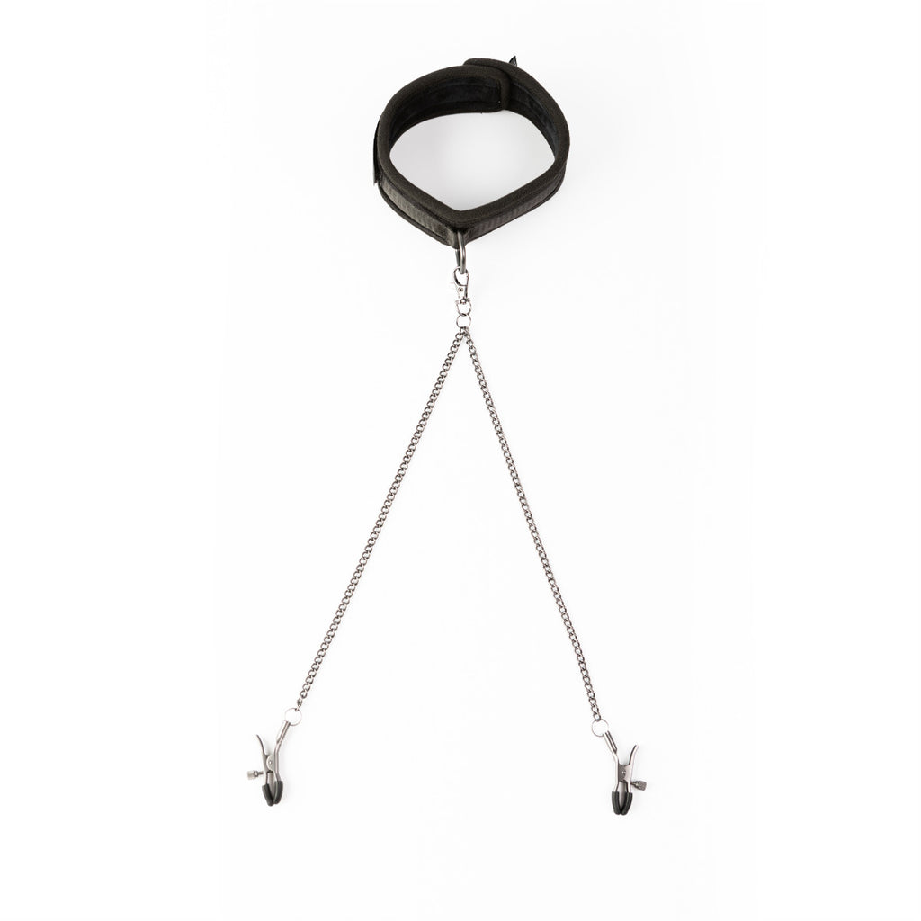 Sei Mio Twin Tweaks Collar and Nipple Clamps