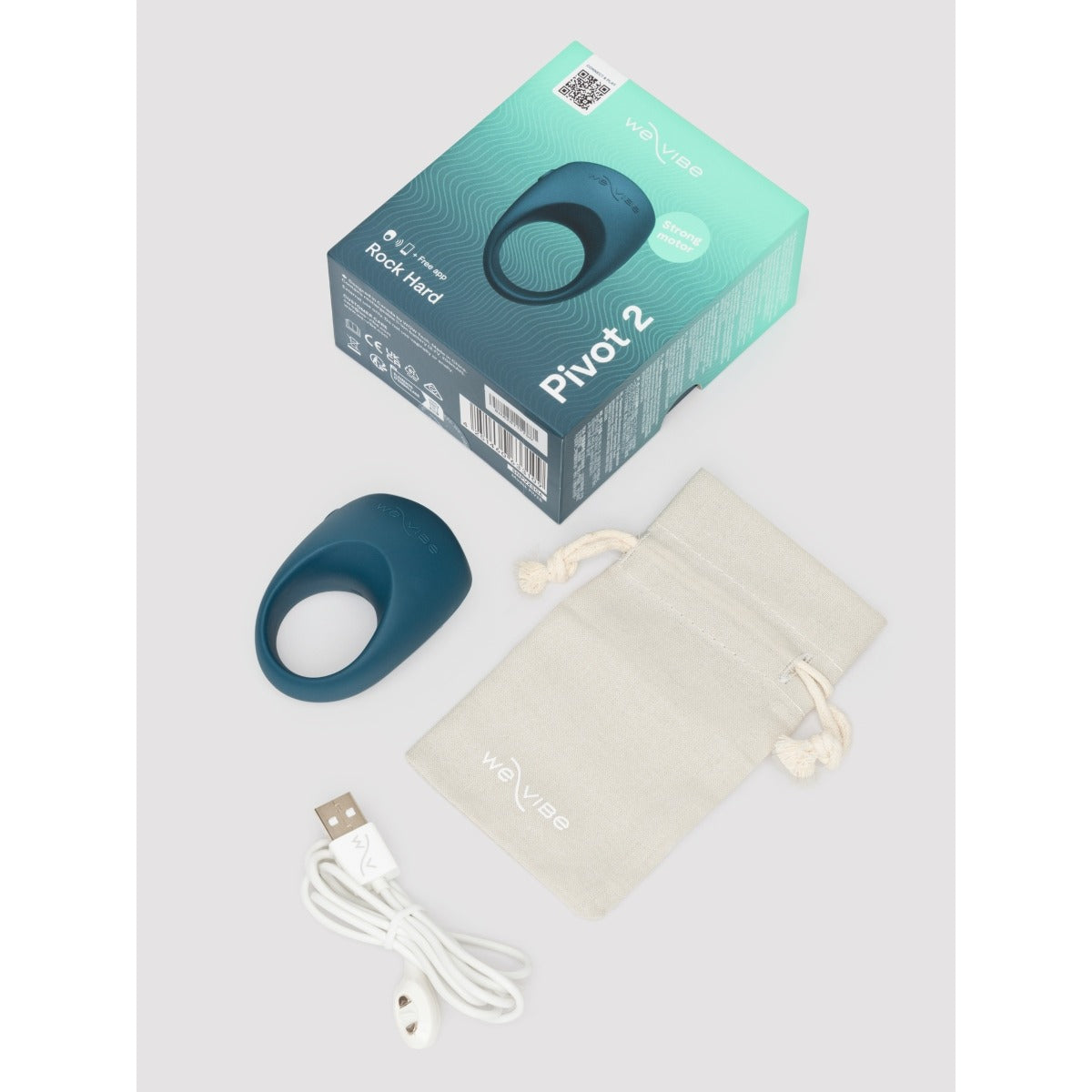 We-Vibe Pivot 2 Vibrating Couples Ring Slate