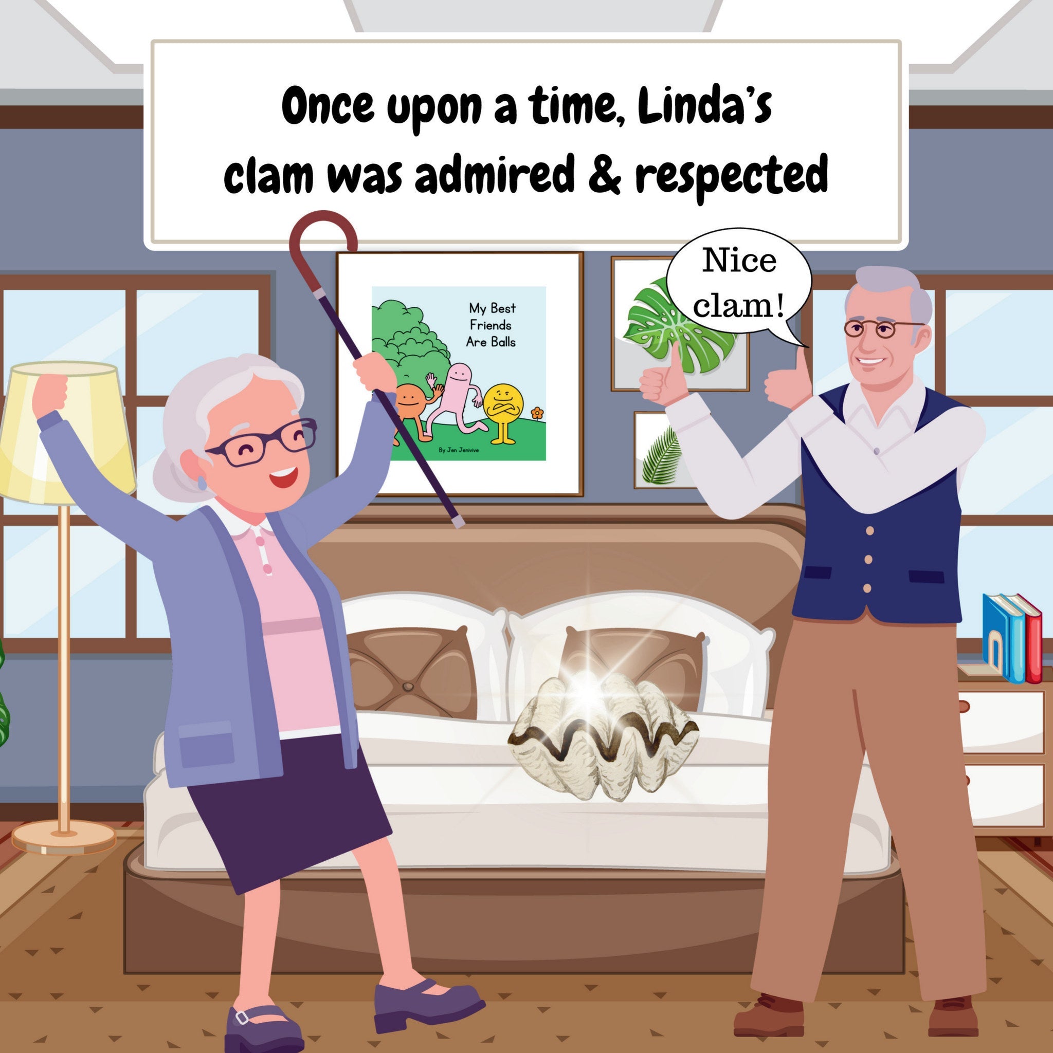 The Dusty Clam - Funny Adult Book Secondary image