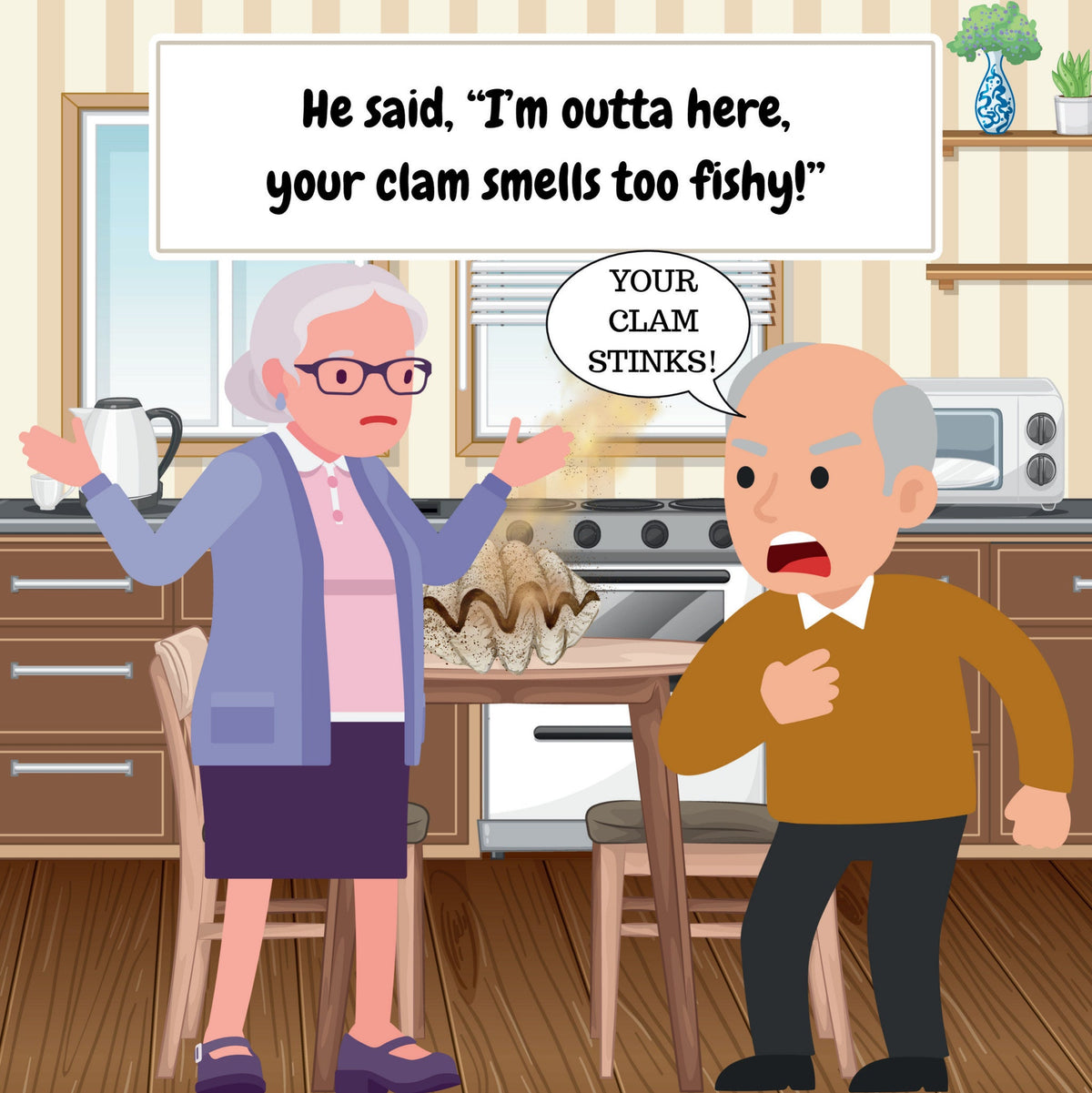 The Dusty Clam funny adult book inside page 3