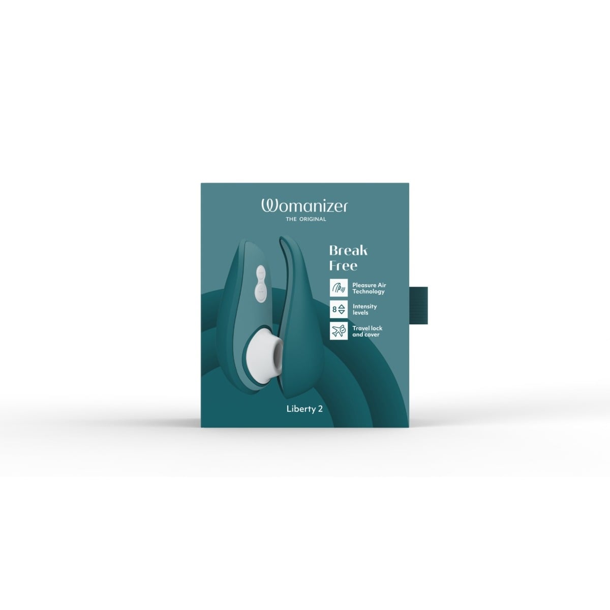 Womanizer Liberty 2 Pleasure Air Clitoral Stimulator Dark Petrol Secondary image