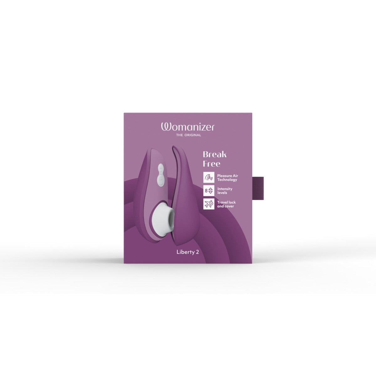 Womanizer Liberty 2 Pleasure Air Clitoral Stimulator Purple Secondary image