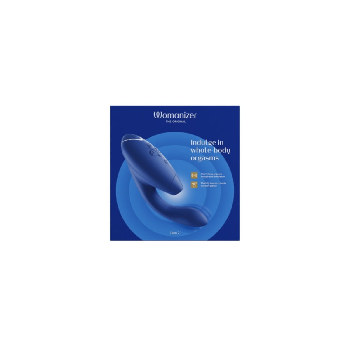 Womanizer Duo 2 Dual Clitoral And G-Spot Vibrator Blueberry Secondary image