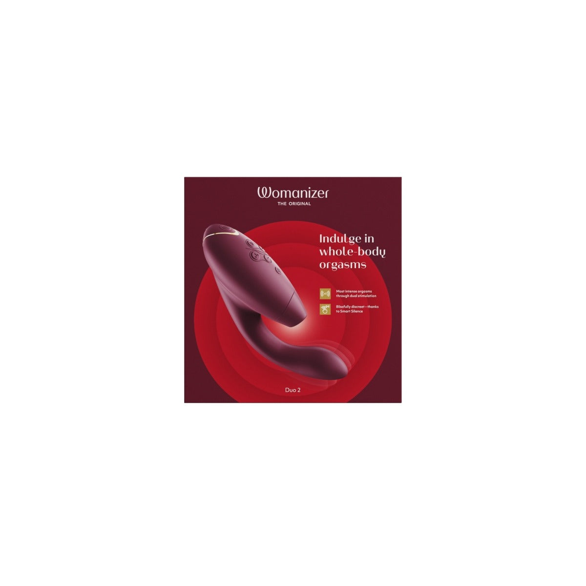 Womanizer Duo 2 Dual Clitoral And G-Spot Stimulator Bordeaux Secondary image
