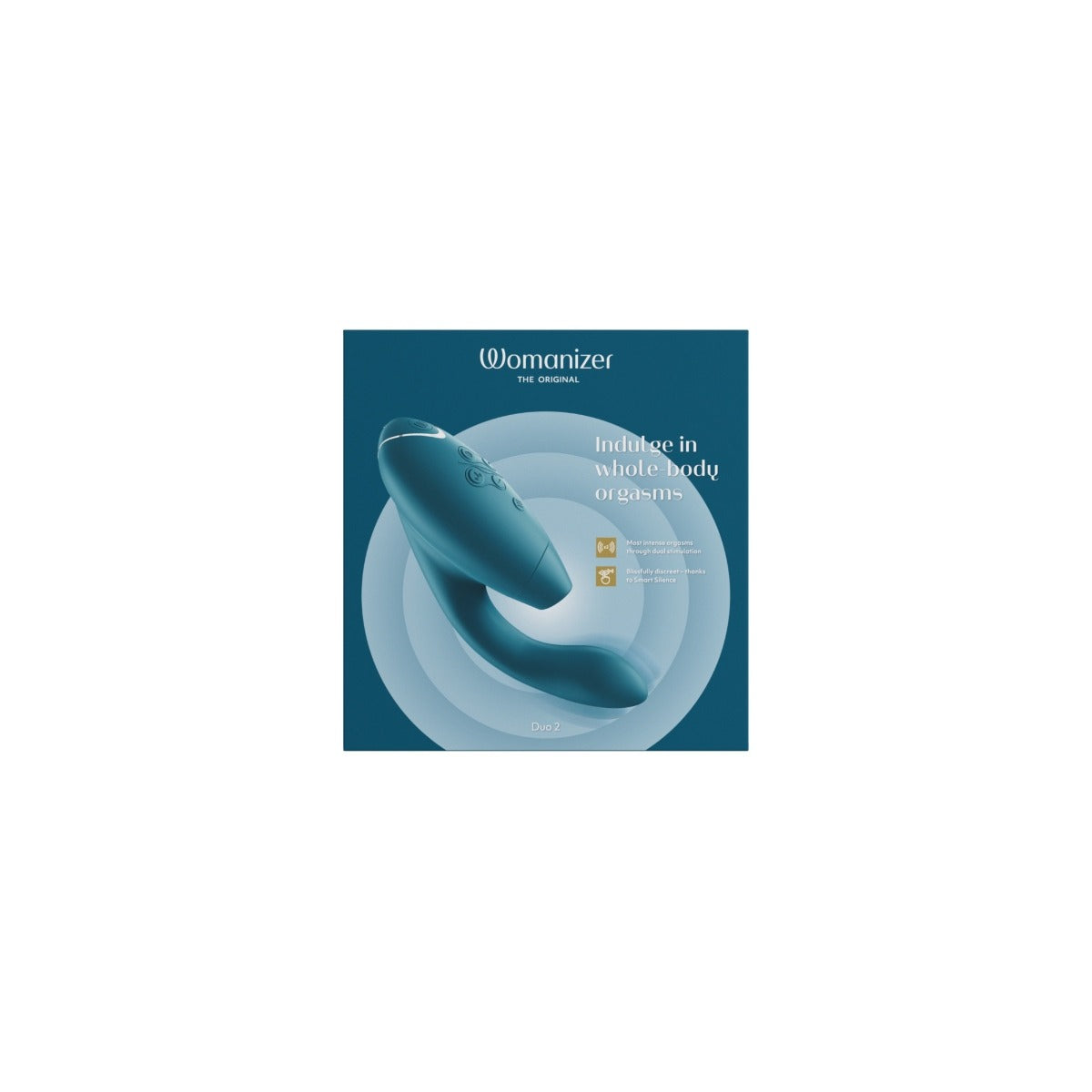 Womanizer Duo 2 Dual Clitoral And G-Spot Stimulator Petrol