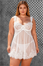 YesX YX745 White Lace Sheer Babydoll – image 8