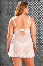YesX YX745 White Lace Sheer Babydoll – image 5