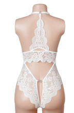 YesX YX752 Lace Crotchless Teddy – White – image 6