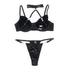 YesX YX871Q Hollow Cut Halter Bra Set – image 8