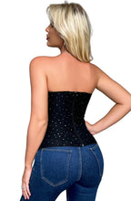 YesX YX895 Sequin Corset Black – image 3