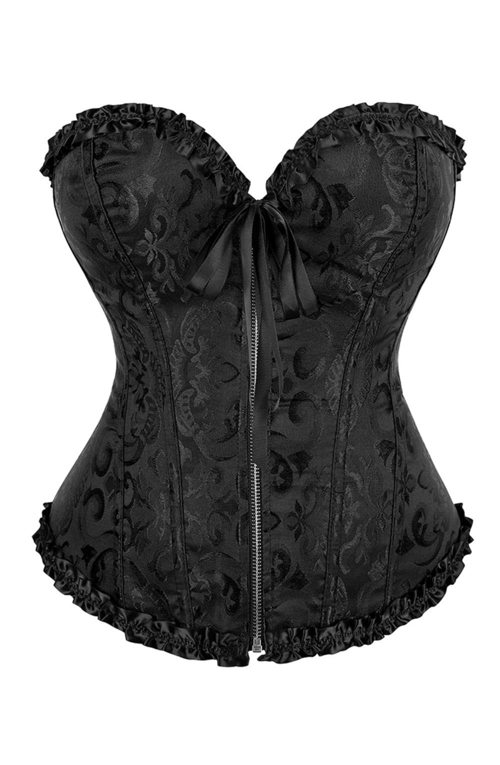 YesX YX896 Vintage Corset Style Black Secondary image