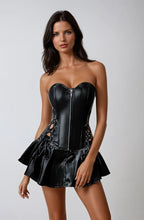 YesX YX897 Faux Leather Corset & Skirt – image 6