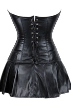 YesX YX897 Faux Leather Corset & Skirt – image 5