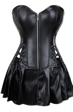 YesX YX897 Faux Leather Corset & Skirt – image 2